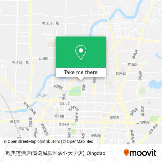 欧美莲酒店(青岛城阳区农业大学店) map