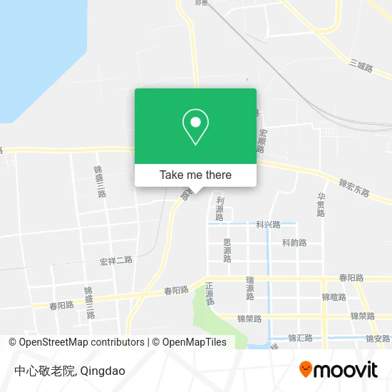 中心敬老院 map