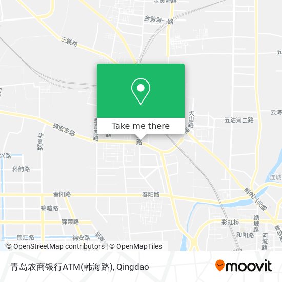 青岛农商银行ATM(韩海路) map