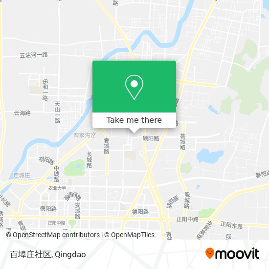 百埠庄社区 map