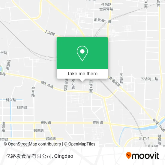 亿路发食品有限公司 map