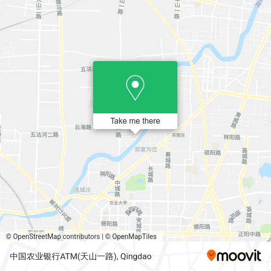 中国农业银行ATM(天山一路) map