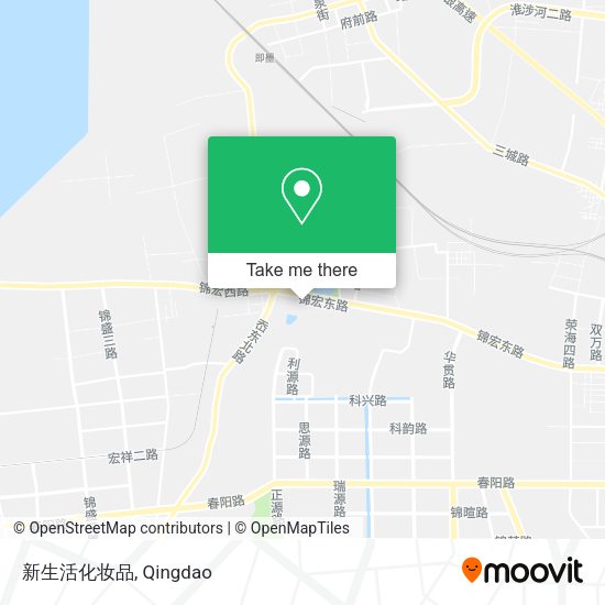 新生活化妆品 map