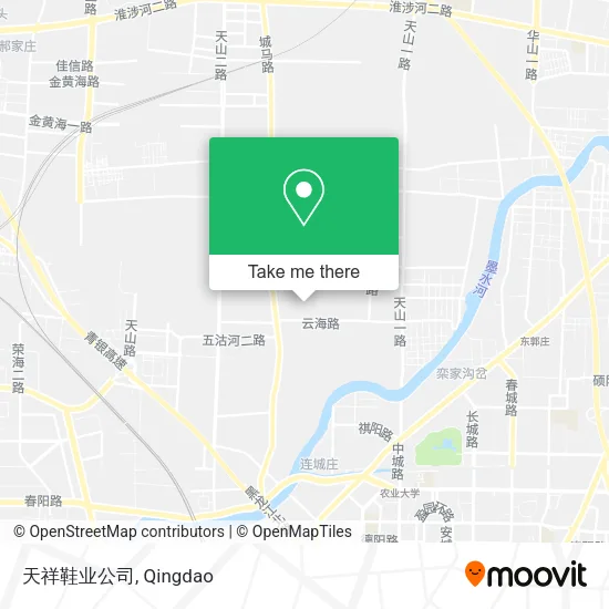 天祥鞋业公司 map