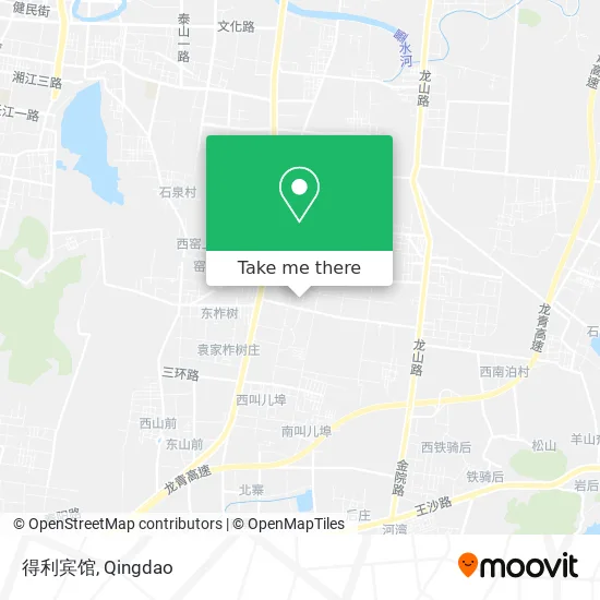 得利宾馆 map