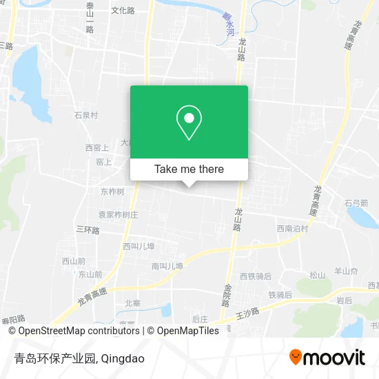 青岛环保产业园 map