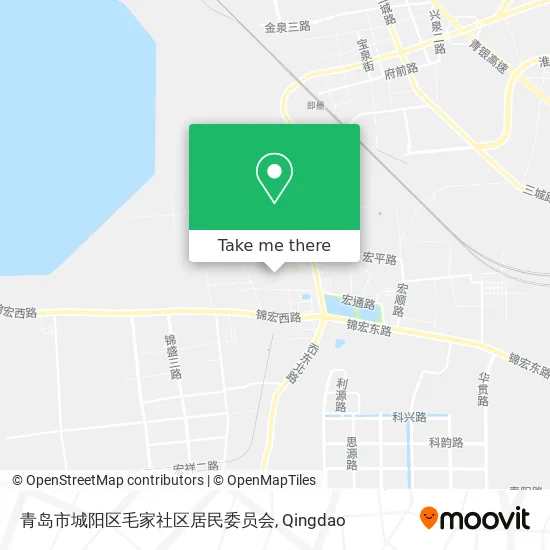 青岛市城阳区毛家社区居民委员会 map
