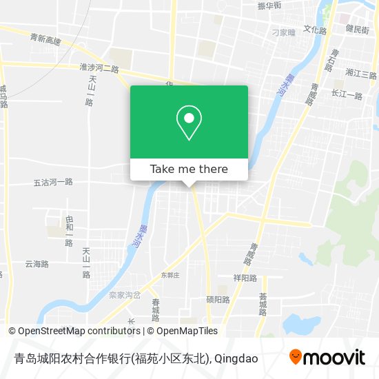青岛城阳农村合作银行(福苑小区东北) map