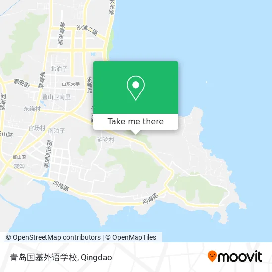 青岛国基外语学校 map