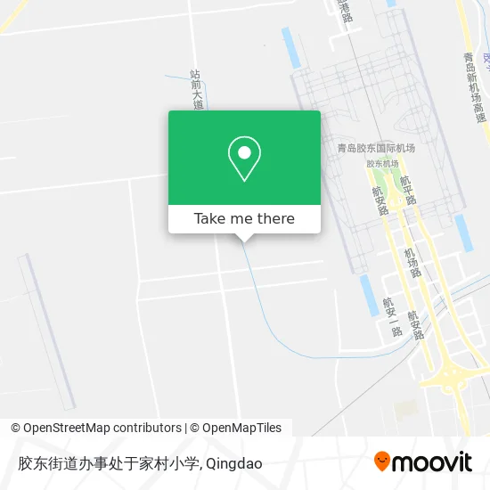胶东街道办事处于家村小学 map