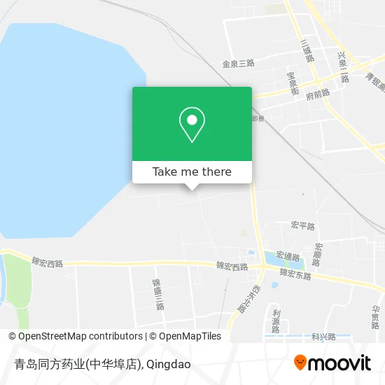 青岛同方药业(中华埠店) map