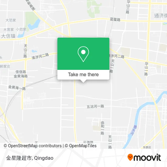 金星隆超市 map