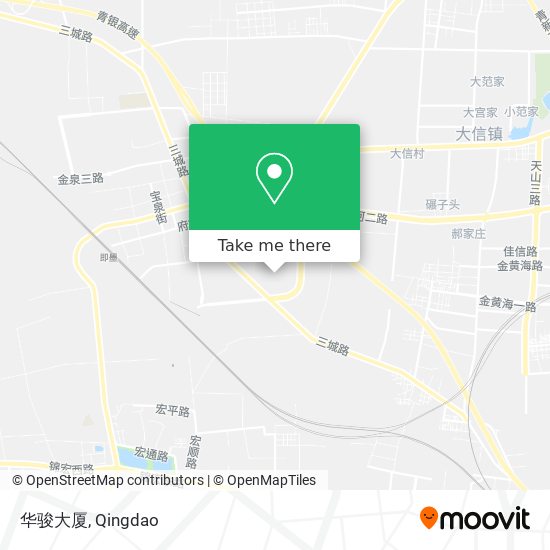 华骏大厦 map