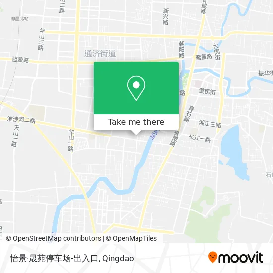 怡景·晟苑停车场-出入口 map