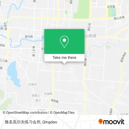 雅圣高尔夫练习会所 map