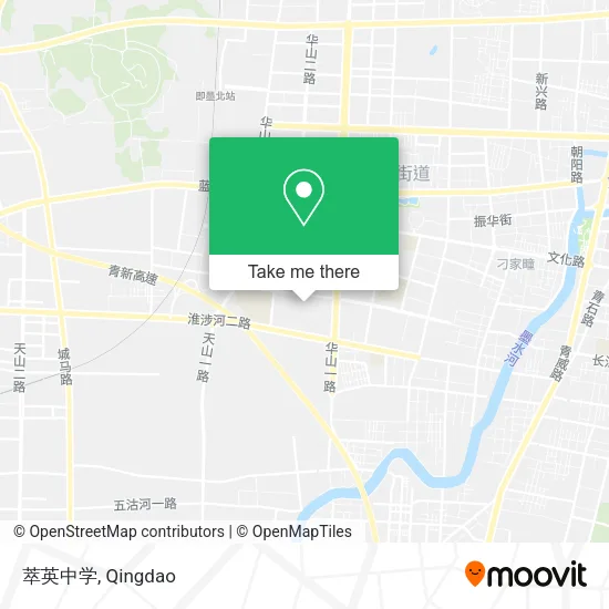 萃英中学 map