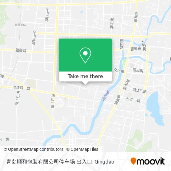 青岛顺和包装有限公司停车场-出入口 map