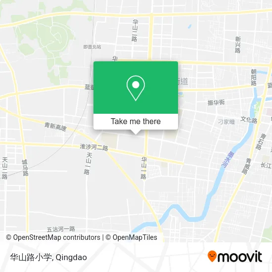 华山路小学 map
