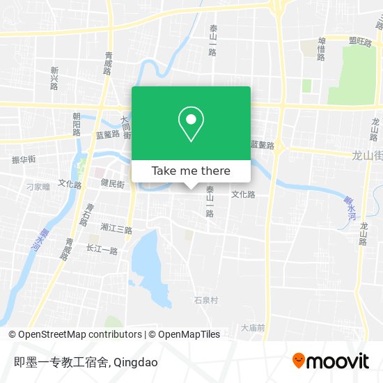 即墨一专教工宿舍 map