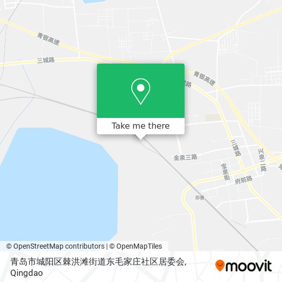 青岛市城阳区棘洪滩街道东毛家庄社区居委会 map