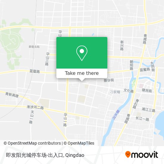 即发阳光城停车场-出入口 map