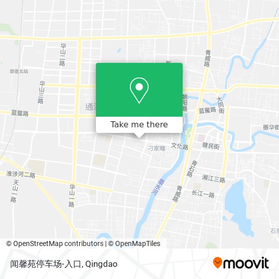 闻馨苑停车场-入口 map