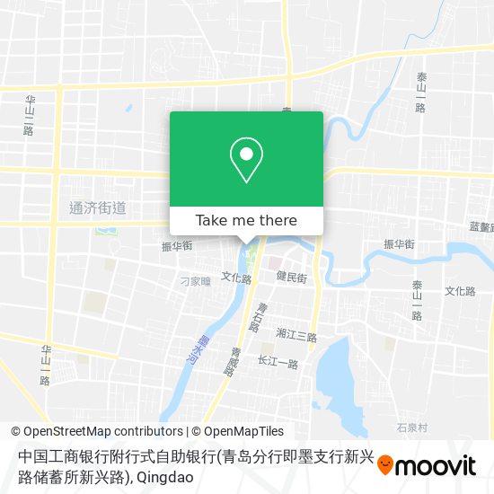 中国工商银行附行式自助银行(青岛分行即墨支行新兴路储蓄所新兴路) map