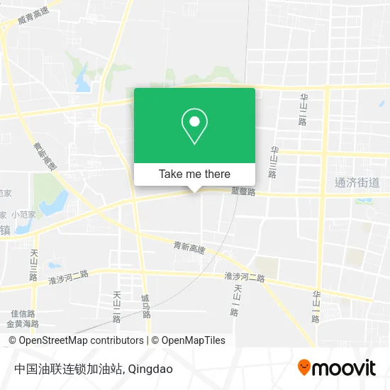 中国油联连锁加油站 map