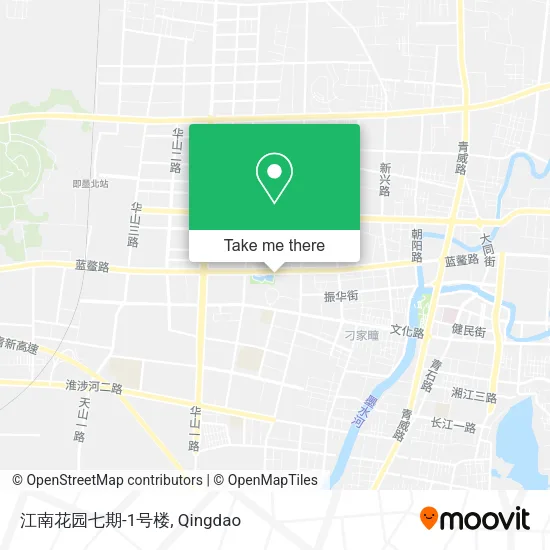 江南花园七期-1号楼 map