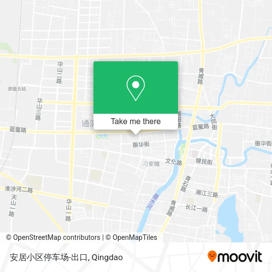 安居小区停车场-出口 map