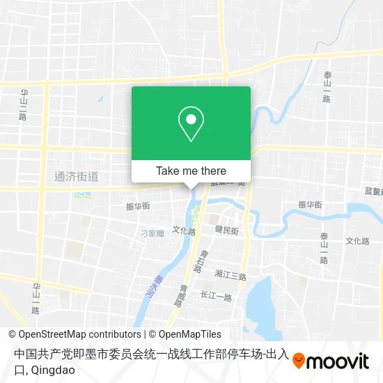 中国共产党即墨市委员会统一战线工作部停车场-出入口 map