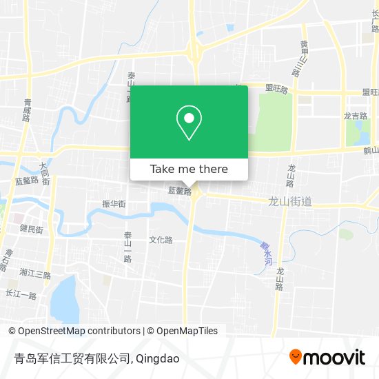 青岛军信工贸有限公司 map