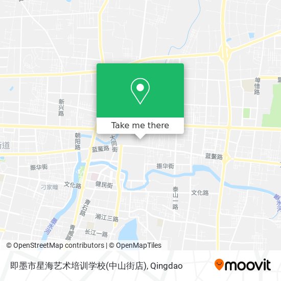 即墨市星海艺术培训学校(中山街店) map