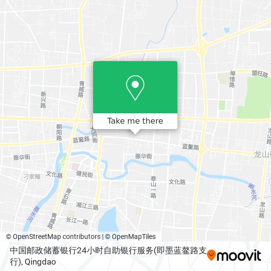中国邮政储蓄银行24小时自助银行服务(即墨蓝鳌路支行) map