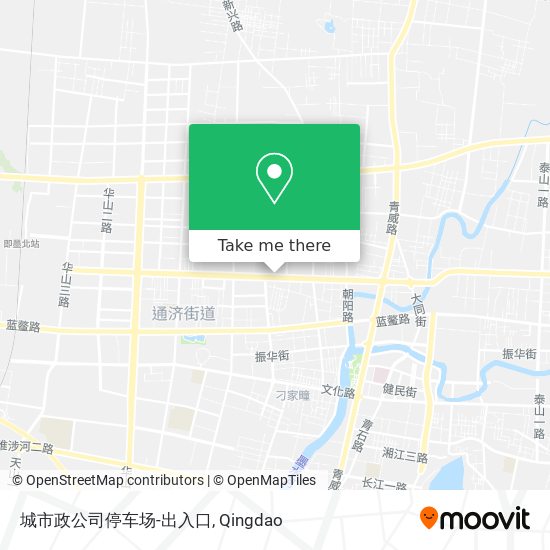 城市政公司停车场-出入口 map