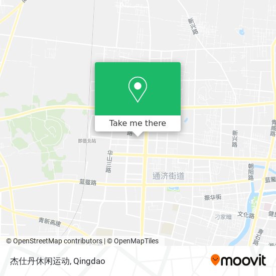 杰仕丹休闲运动 map