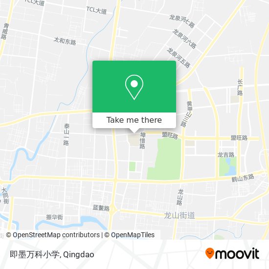 即墨万科小学 map