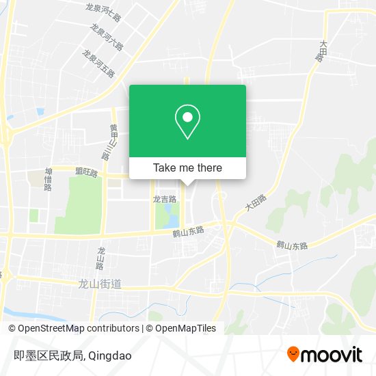 即墨区民政局 map