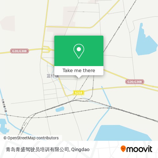 青岛青盛驾驶员培训有限公司 map