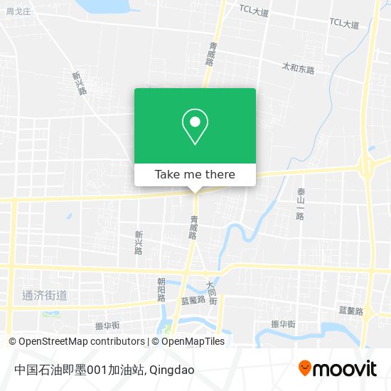 中国石油即墨001加油站 map