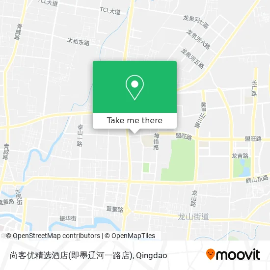 尚客优精选酒店(即墨辽河一路店) map