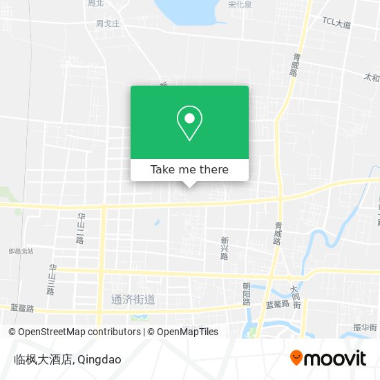 临枫大酒店 map