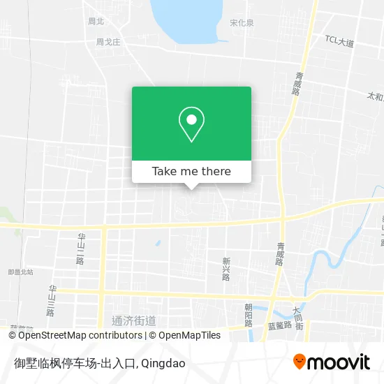 御墅临枫停车场-出入口 map