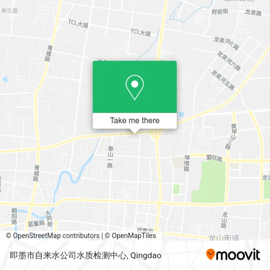 即墨市自来水公司水质检测中心 map