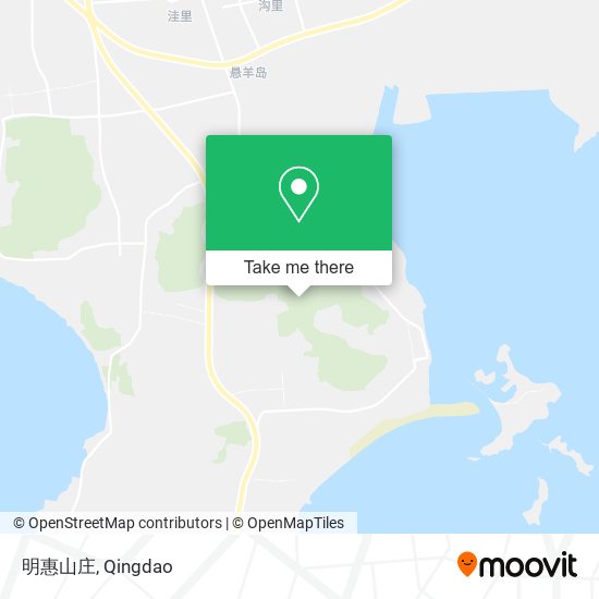明惠山庄 map