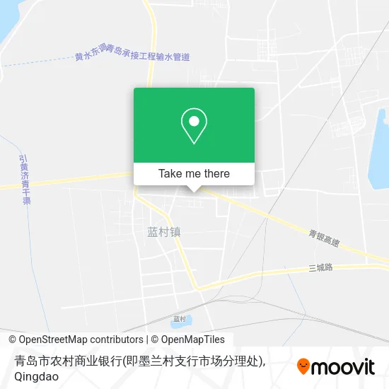 青岛市农村商业银行(即墨兰村支行市场分理处) map