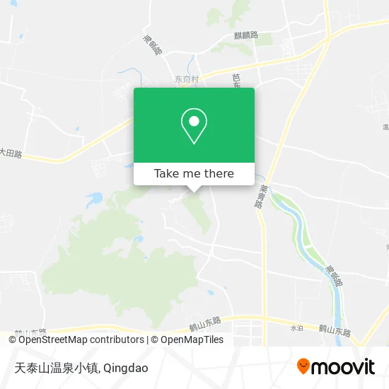 天泰山温泉小镇 map