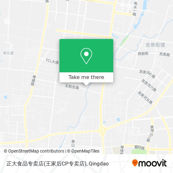 正大食品专卖店(王家后CP专卖店) map