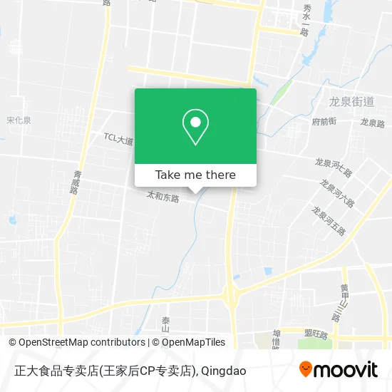 正大食品专卖店(王家后CP专卖店) map