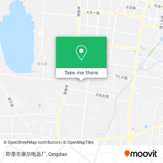 即墨市康尔电器厂 map